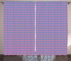 Eastern Traditional Grid Curtain