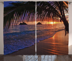 Pacific Sunrise Lanikai Curtain