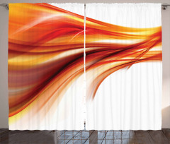 Blurred Smock Art Rays Curtain