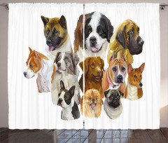 Portraits Breeds Curtain