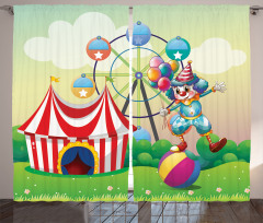 Clown Inflatable Ball Curtain