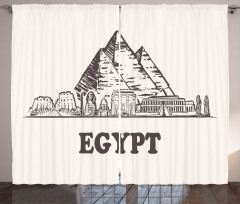 Pyramids Cheops Curtain