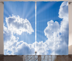 Clouds Scenery Curtain