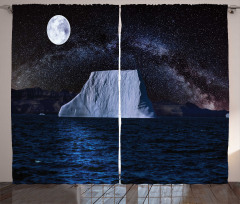 Iceberg Reflection Sky Curtain