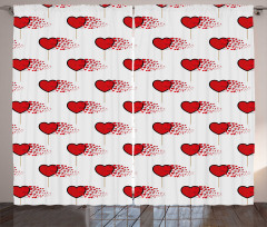 Hearts Lollipops Curtain