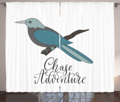 Chase Adventure Exotic Bird Curtain