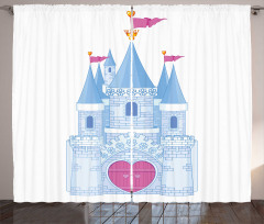 Romantic Fairy Tale Castle Curtain