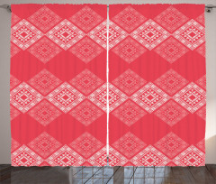 Square and Triangle Forms Curtain