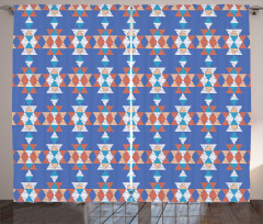 Retro Native Triangular Art Curtain