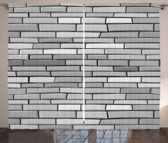 Brick Wall English Style Curtain