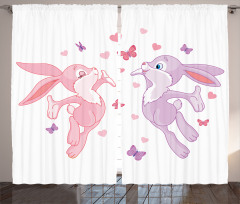 Bunnies Kissing in Air Curtain