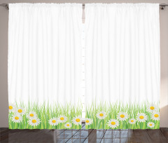 Daisies in the Grass Curtain