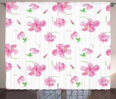 Floral Patterns Country Curtain