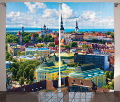 Town Tallinn Estonia Curtain