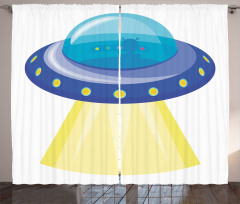 UFO Unknown Flying Object Curtain