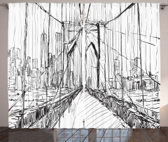 Creative Bridge Drawing Curtain