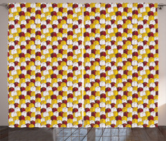 Digital Scenery of Tulips Curtain