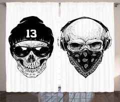 Funny Skull Band Curtain