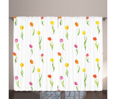 Country Tulips Curtain