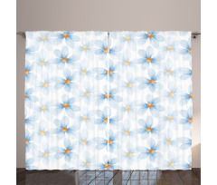 Chamomiles Art Curtain