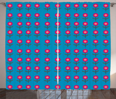 Computer Graphics Flowers Curtain