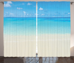 Carribean Sea Beach Curtain