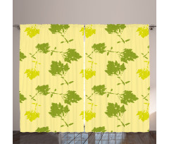 Ornamental Sycamore Leaves Curtain