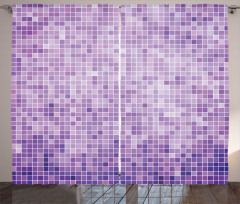 Pixel Inspired Tiny Squares Curtain