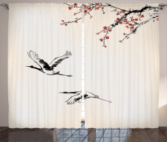 Cherry Trees in Spring Curtain