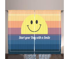 Smirking Sun and Lettering Curtain