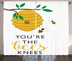 You're the Bees Knees Curtain