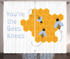 You are the Bees Knees Curtain