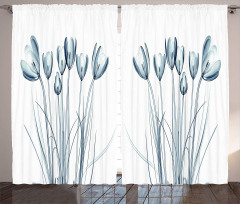 Tulips with Solar Effect Curtain
