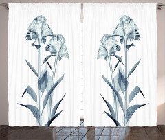 Flowers X-Ray Vision Curtain