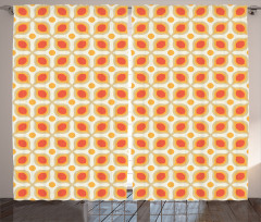 70s Boho Geometric Curtain