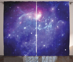 Milky Way Galaxy Stars Curtain