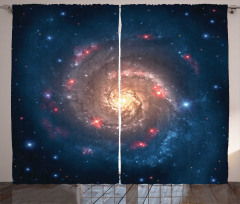 Black Hole Cosmos Space Curtain