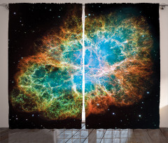 Supernova Stars Cosmos Curtain