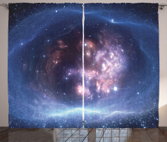 Star Clusters Universe Curtain
