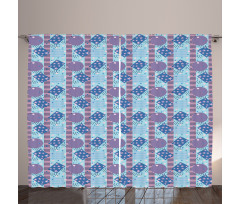 Pastel Abstract Memphis Curtain