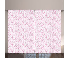 Beauty Accessories Pattern Curtain