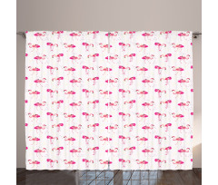 Tropic Birds and Spots Curtain