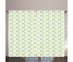 Summer Juicy Slices Branch Curtain