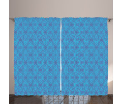 Medallion Grid Pattern Curtain
