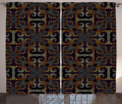 Irregular Mosaic Inspired Curtain