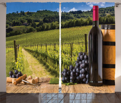 Vineyard Tuscany Grape Curtain