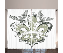 Eagle Emblem Victorian Curtain