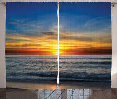 Pacific California Sunset Curtain