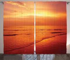 Twilight Karon Beach Curtain
