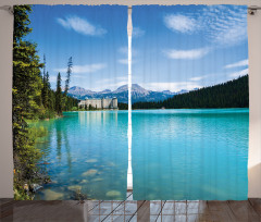 Canadian Lake Castle Curtain